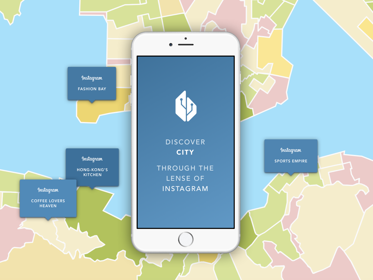 Interactive Map: Hong-Kong through The Lense of Instagram