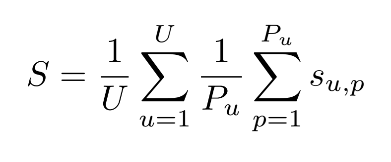 Primary metric for the image classification model