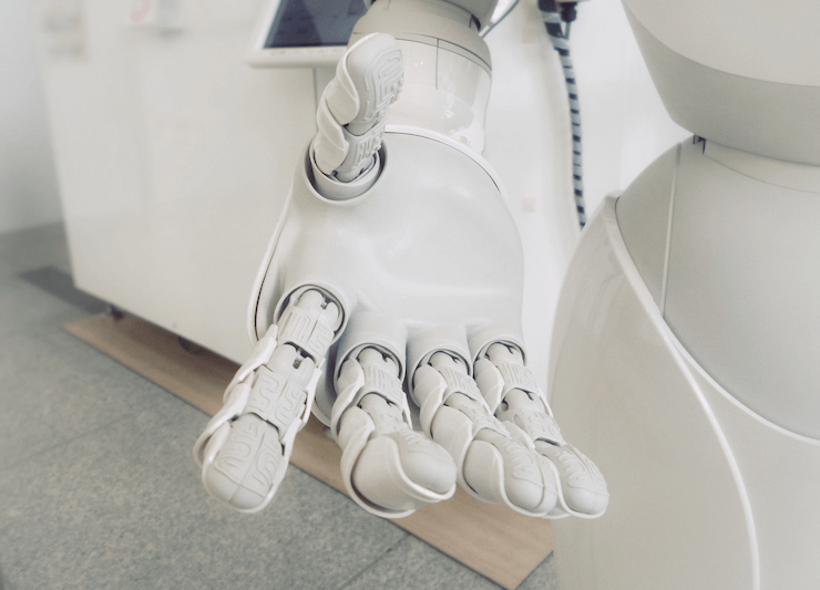 A hand of a robot