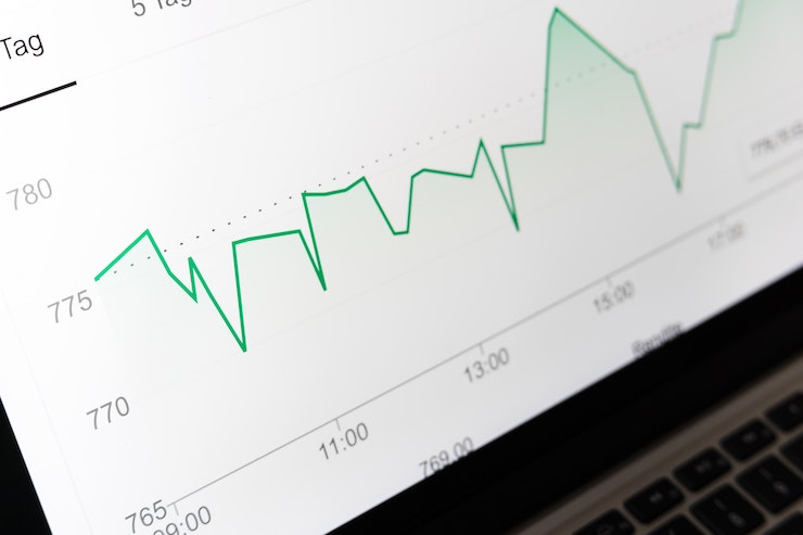 a dashboard that shows a graph