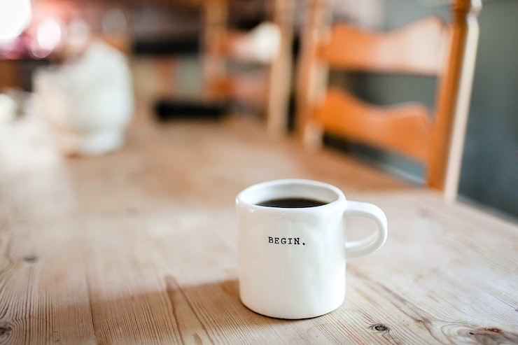 A cup of coffee on the table