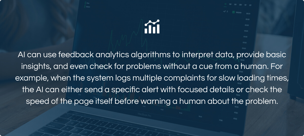 Getting insights with AI