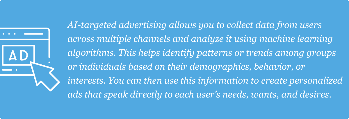 AI targeted advertising