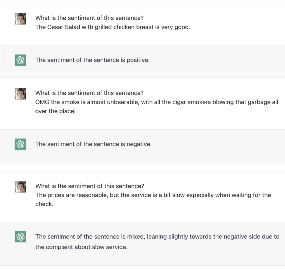 Sentiment analysis