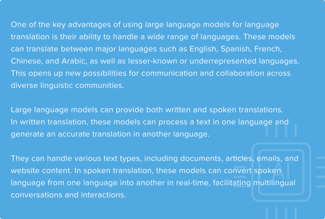 Applications of Large Language Models - InData Labs