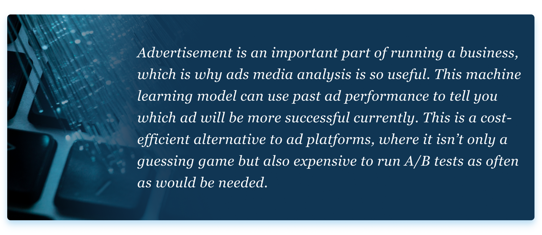 Ads benefits