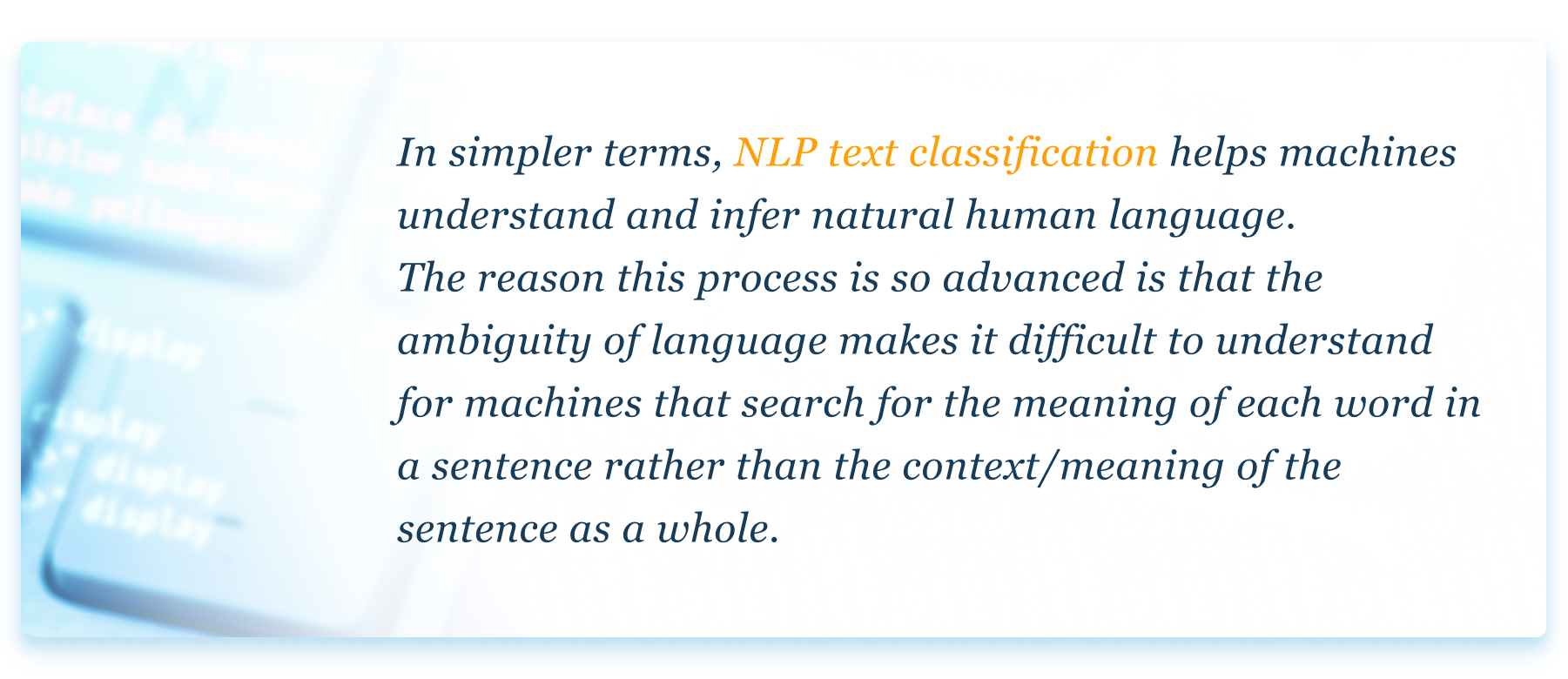 NLP text classification