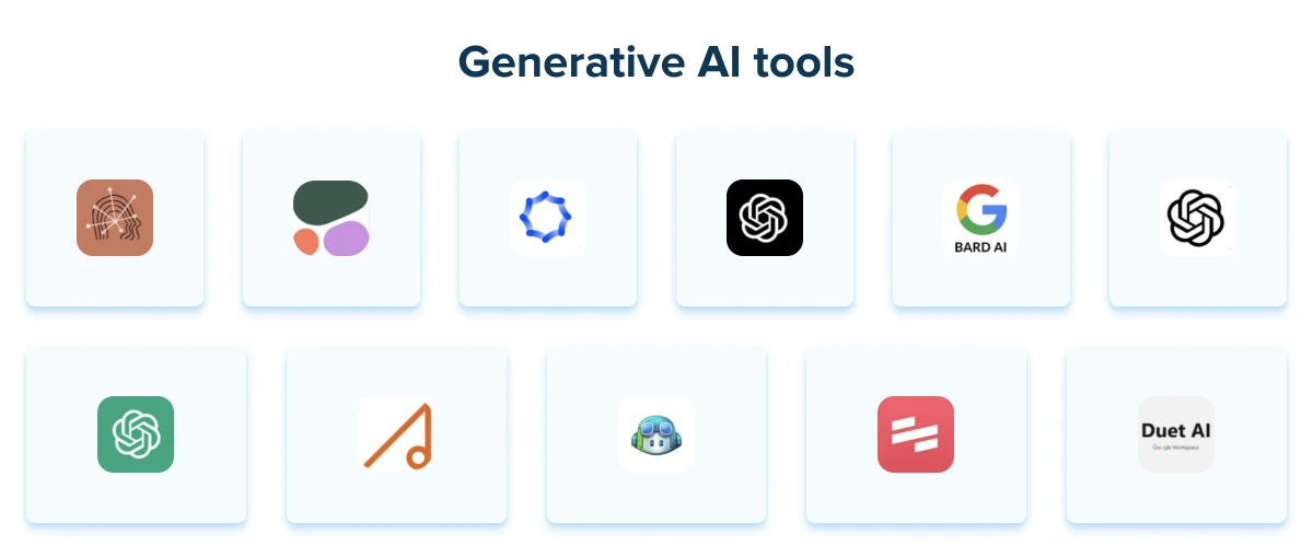 Generative AI tools