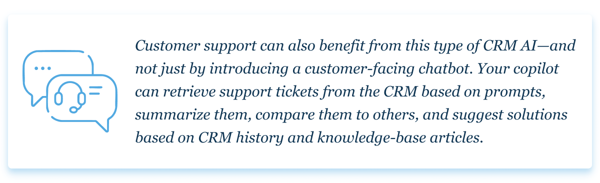Customer support