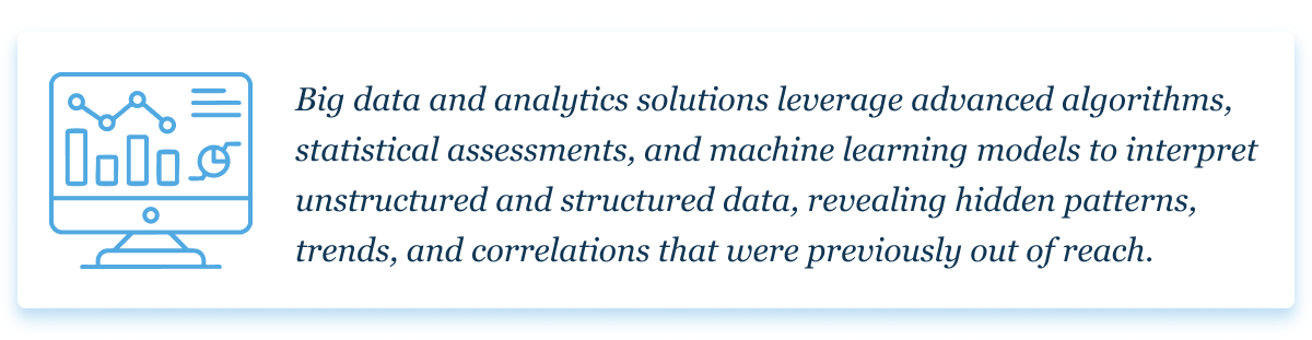 Big data solutions