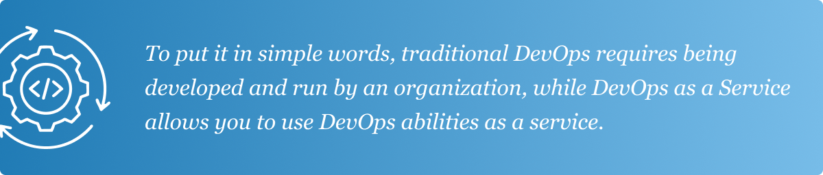 Traditional devops