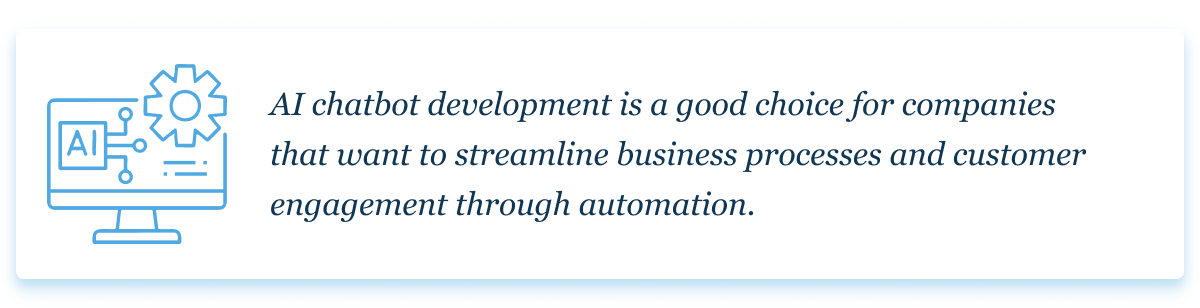 AI chatbot development