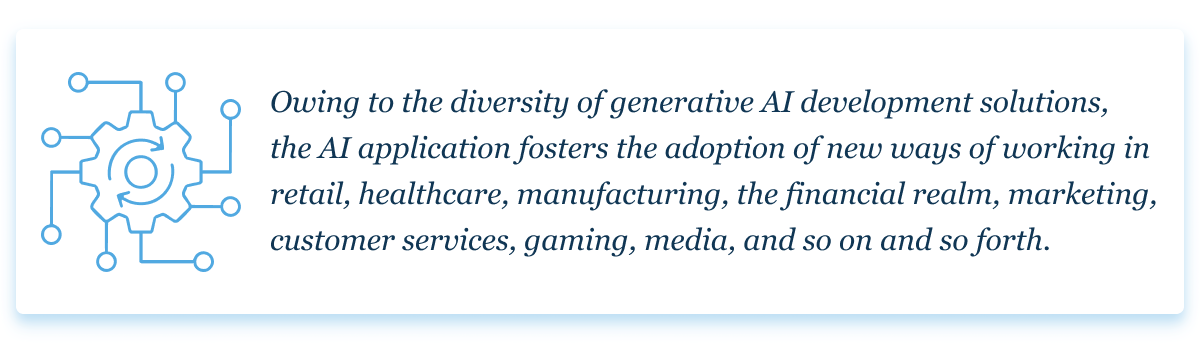 AI application fosters